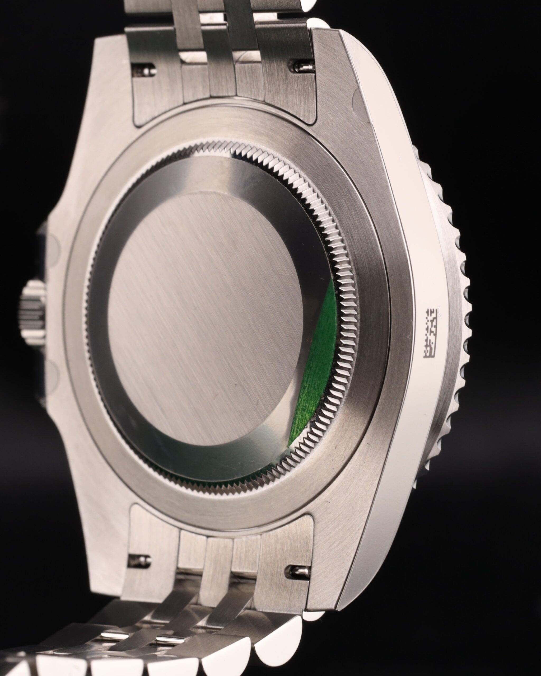 Pre-owned stainless steel chronograph watch