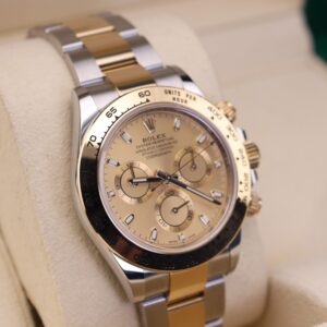 Rolex Daytona wristwatch with champagne dial