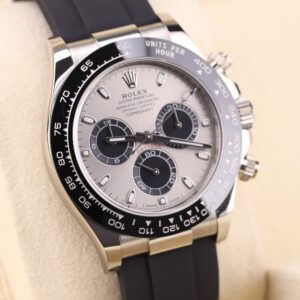 Pre-owned stainless steel chronograph watch