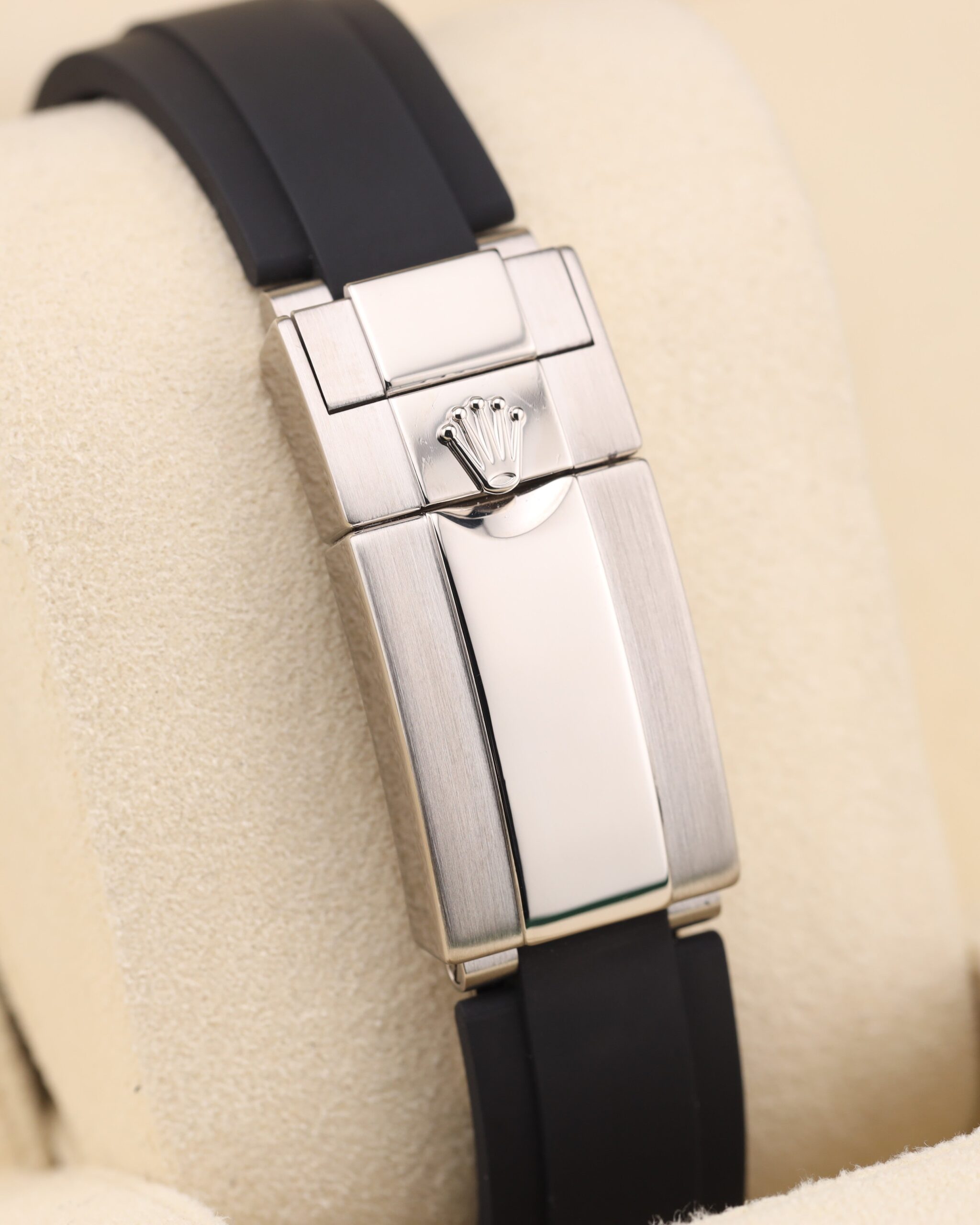 Luxury pre-owned automatic dress watch close-up
