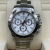 Men's vintage stainless steel chronograph watch