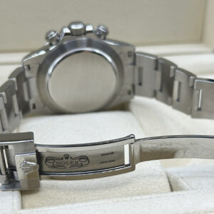 Rolex Daytona with white dial and steel case