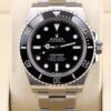 Pre-owned black diver mechanical watch