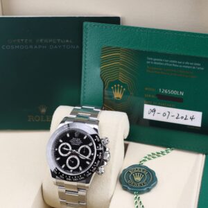 Pre-owned stainless steel chronograph watch