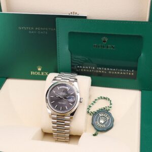 Used Swiss made mechanical watch side view
