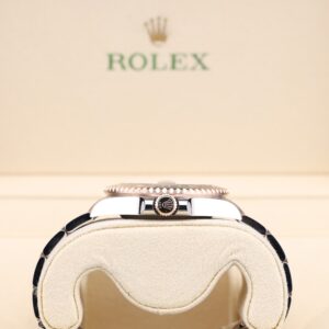 Used Swiss made mechanical watch on wrist