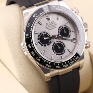 Pre-owned stainless steel chronograph watch