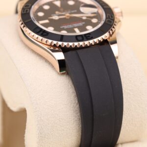 Men's vintage dress automatic watch with leather strap
