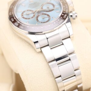 Pre-owned stainless steel chronograph watch