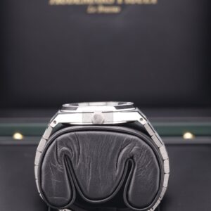 Used Swiss made mechanical watch on wrist