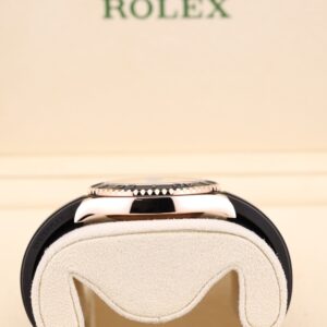 Used Swiss made mechanical watch on leather strap