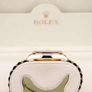 Used Swiss made mechanical watch on leather strap