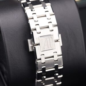 Pre-owned stainless steel chronograph watch