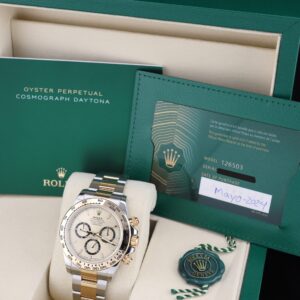 Pre-owned stainless steel chronograph watch