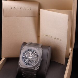 Pre-owned stainless steel chronograph watch
