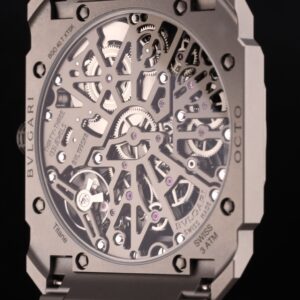 Pre-owned stainless steel chronograph watch