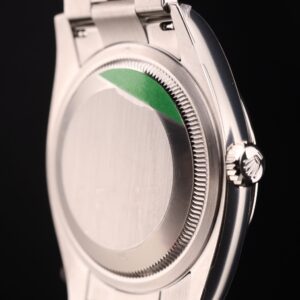 Pre-owned moonphase wrist watch with leather strap