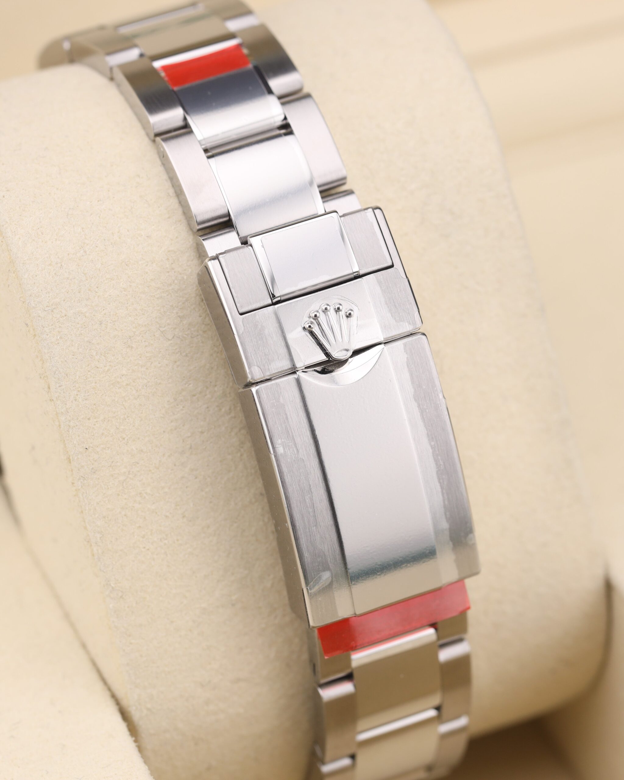 Pre-owned stainless steel chronograph watch