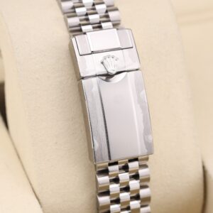 Pre-owned moonphase wrist watch with dark dial