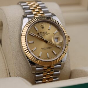 Used Swiss made mechanical watch side view