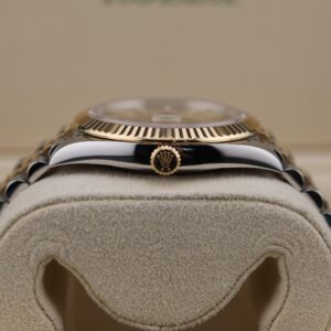 Vintage diver mechanical watch close-up