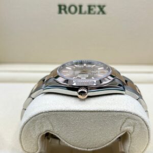Men's vintage dress automatic watch in silver