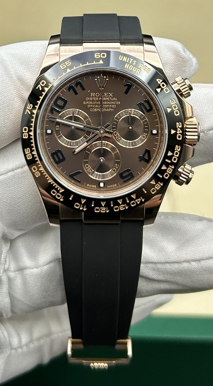 Vintage diver mechanical watch on wrist