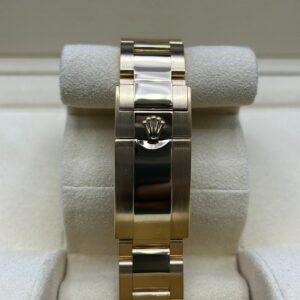 Vintage diver mechanical watch close-up