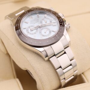 Men's vintage dress automatic watch close-up