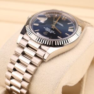 Men's vintage dress automatic watch close-up