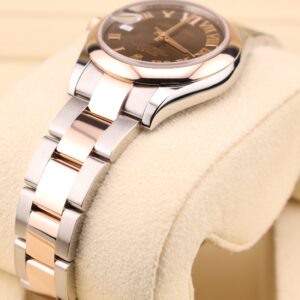 Used Swiss made mechanical watch with leather strap