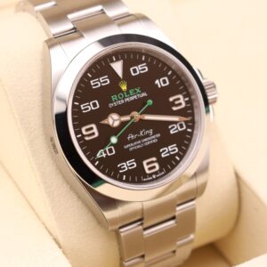 Used Swiss made mechanical watch close-up