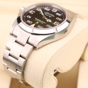 Pre-owned stainless steel chronograph watch