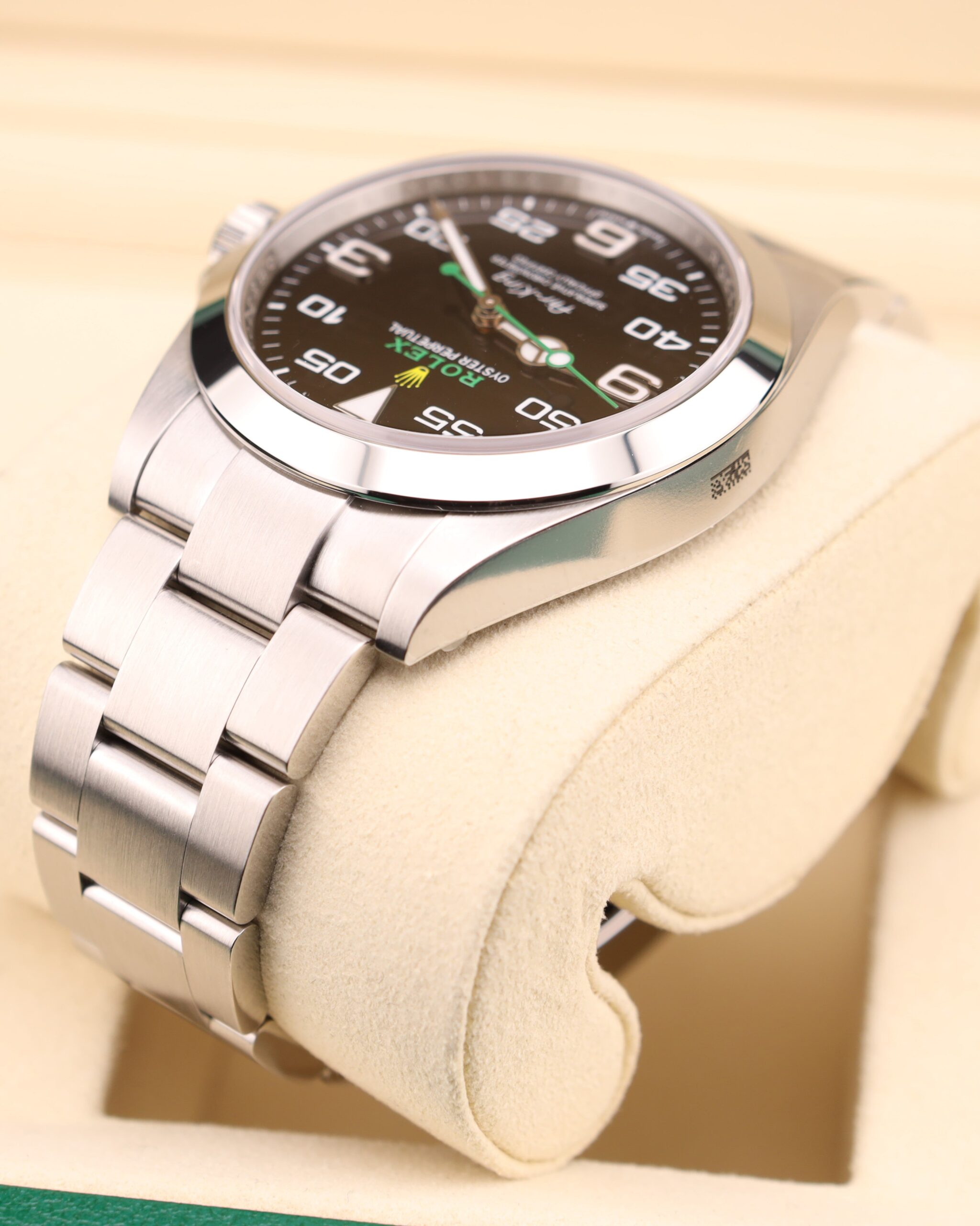 Pre-owned stainless steel chronograph watch