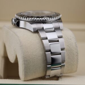 Vintage diver mechanical watch close-up