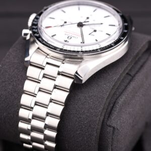Pre-owned stainless steel chronograph watch