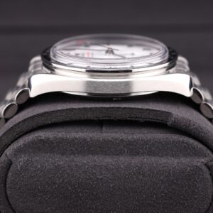 Pre-owned moonphase wrist watch on display