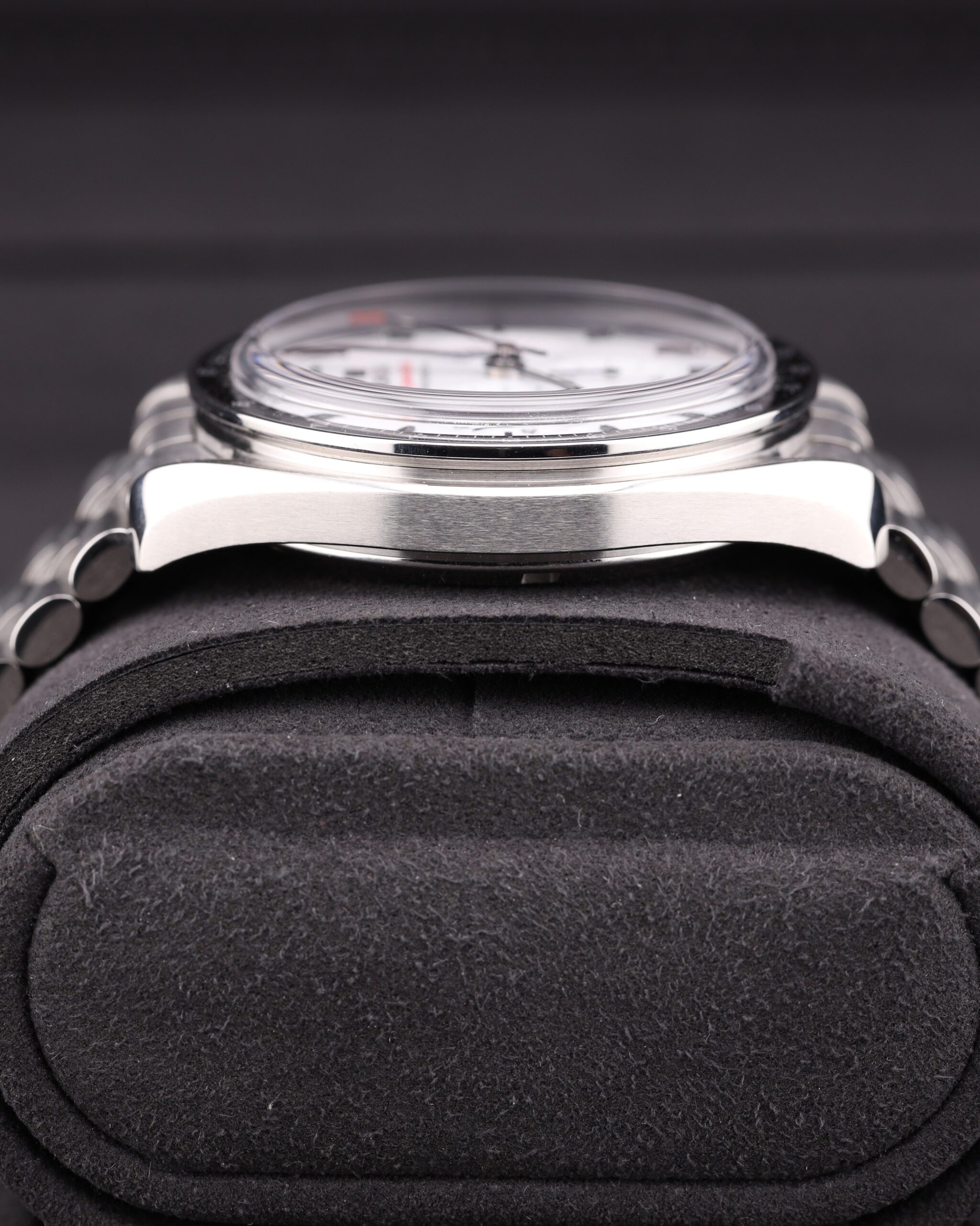 Pre-owned moonphase wrist watch on display