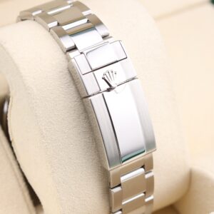 Pre-owned stainless steel chronograph watch