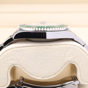 Vintage diver mechanical watch close-up