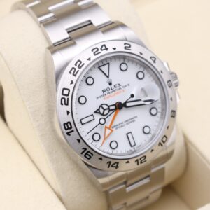 Used Swiss made mechanical watch on leather strap