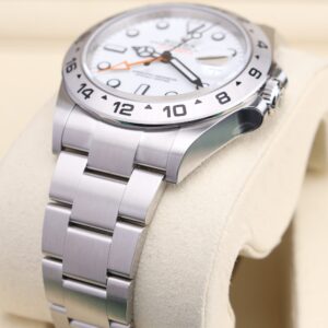 Pre-owned stainless steel chronograph watch