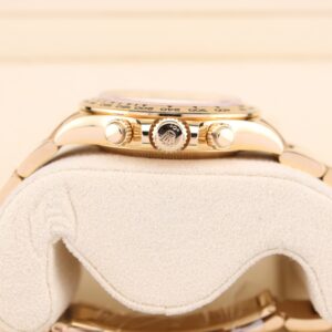 Pre-owned moonphase wrist watch with leather strap