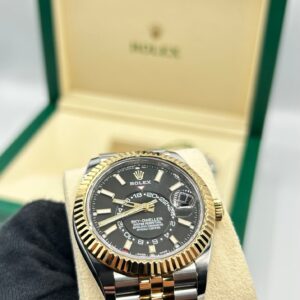 Pre-owned stainless steel chronograph watch