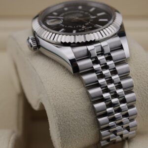 Pre-owned stainless steel chronograph watch