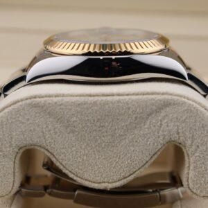 Men's vintage dress automatic watch close-up