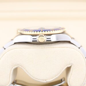 Vintage sport automatic timepiece close-up