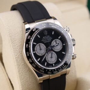 Pre-owned moonphase wrist watch with dark dial