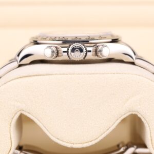 Pre-owned stainless steel chronograph watch
