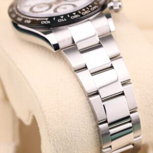 Pre-owned stainless steel chronograph watch